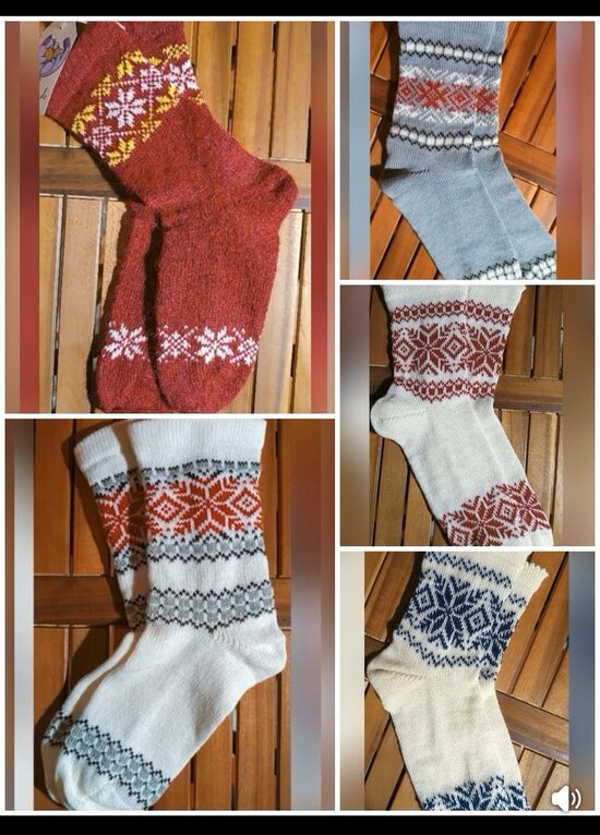 Zeķes tautiskiem rakstiem,iespēja pasutīt citus rakstus